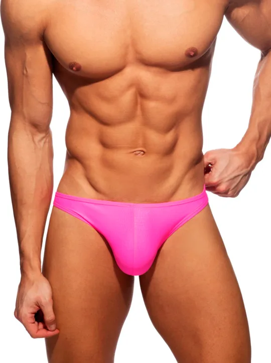 Slip Com Padrão Réptil - Rosa